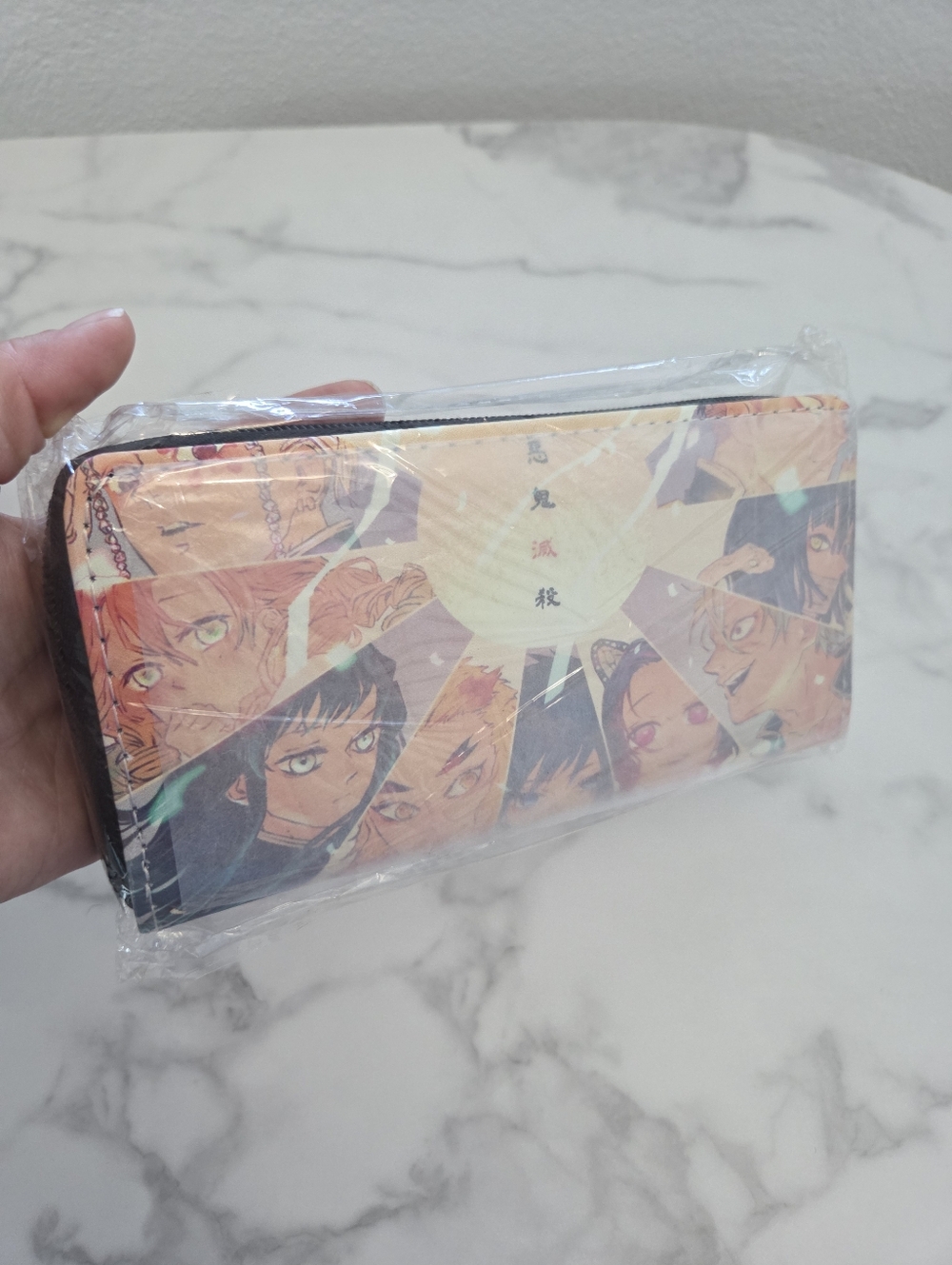 Anime Character Print Zip Around Long Wallet Card Holder - Picture 10 of 12
